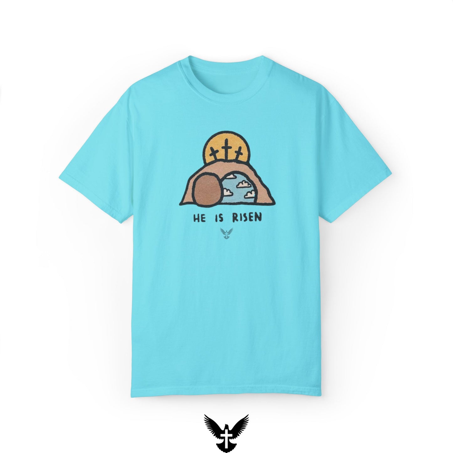 He is Risen Animated Unisex Comfort Colors T-shirt