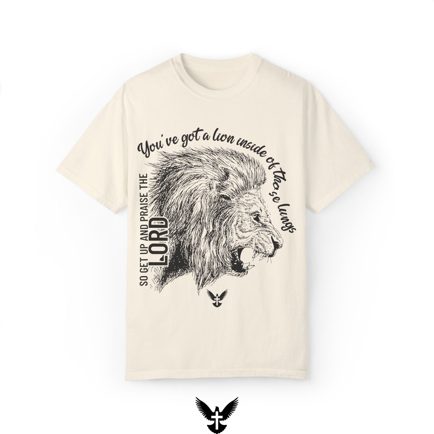 ‘Lion in those Lungs’ Unisex Comfort Colors T-shirt