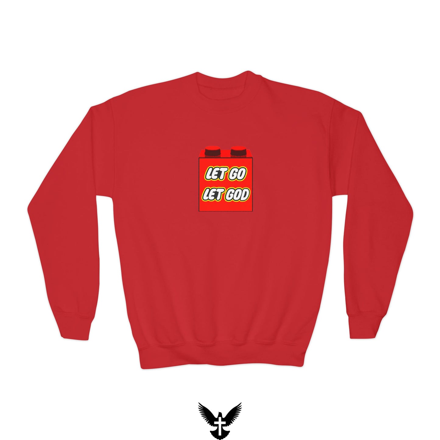 “Let go Let God” Youth Crewneck Sweatshirt