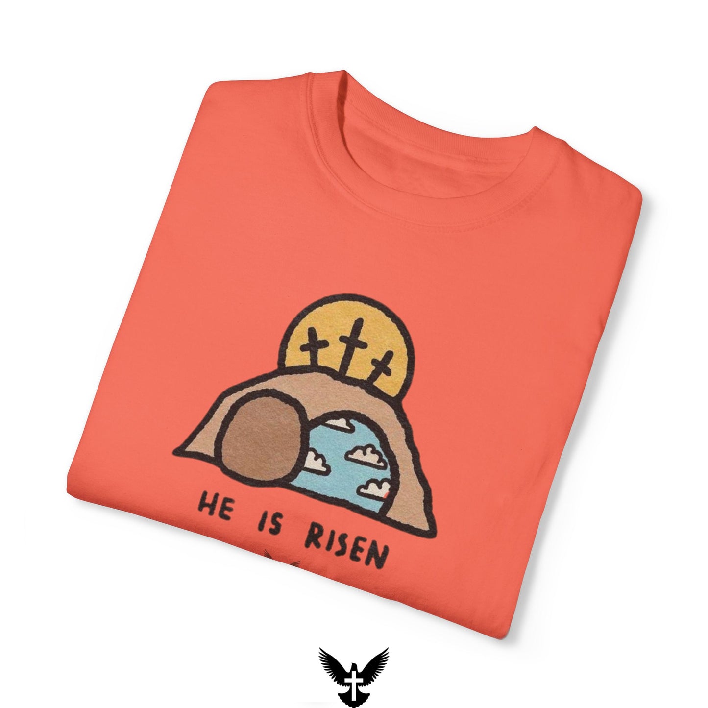 He is Risen Animated Unisex Comfort Colors T-shirt