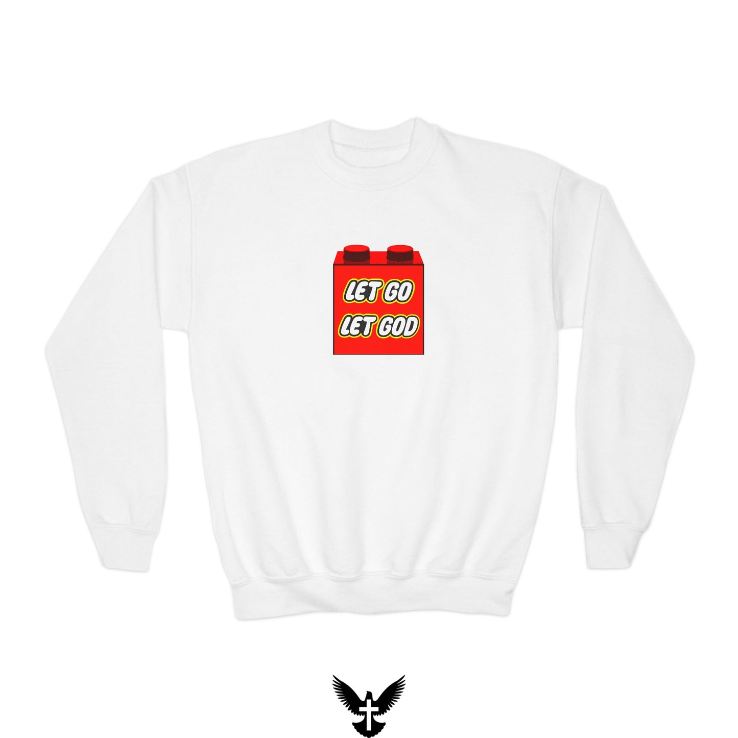 “Let go Let God” Youth Crewneck Sweatshirt
