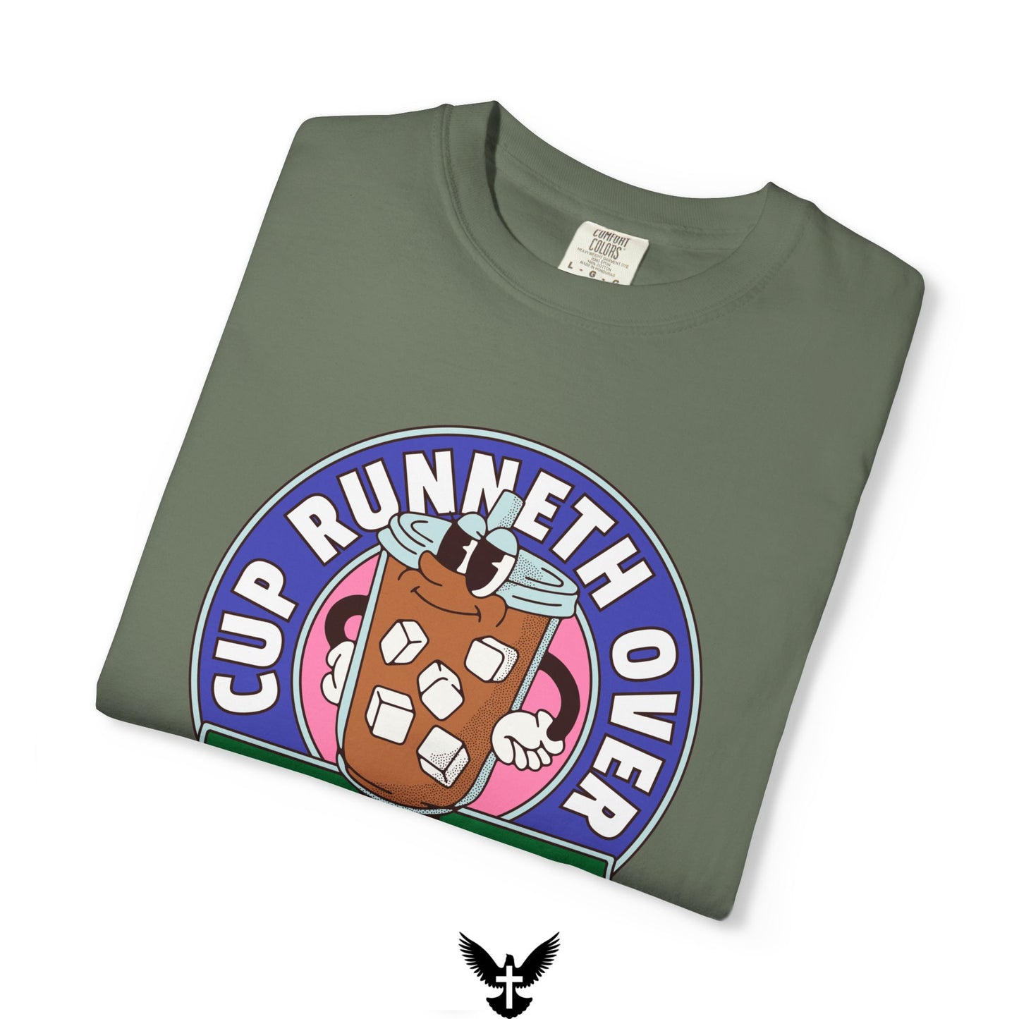 Cup Runneth Over Coffee Shop Tee