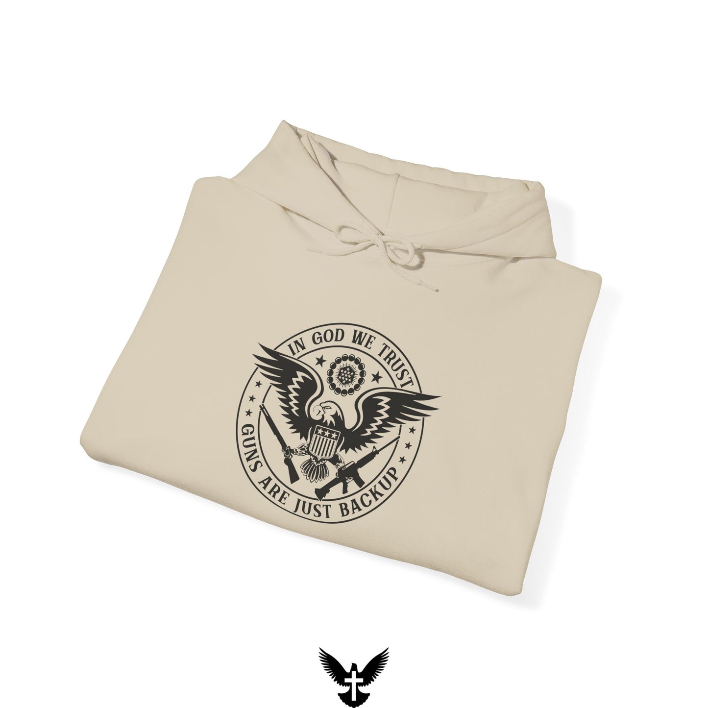 'In God We Trust Guns Are Just Backup' Hoodie