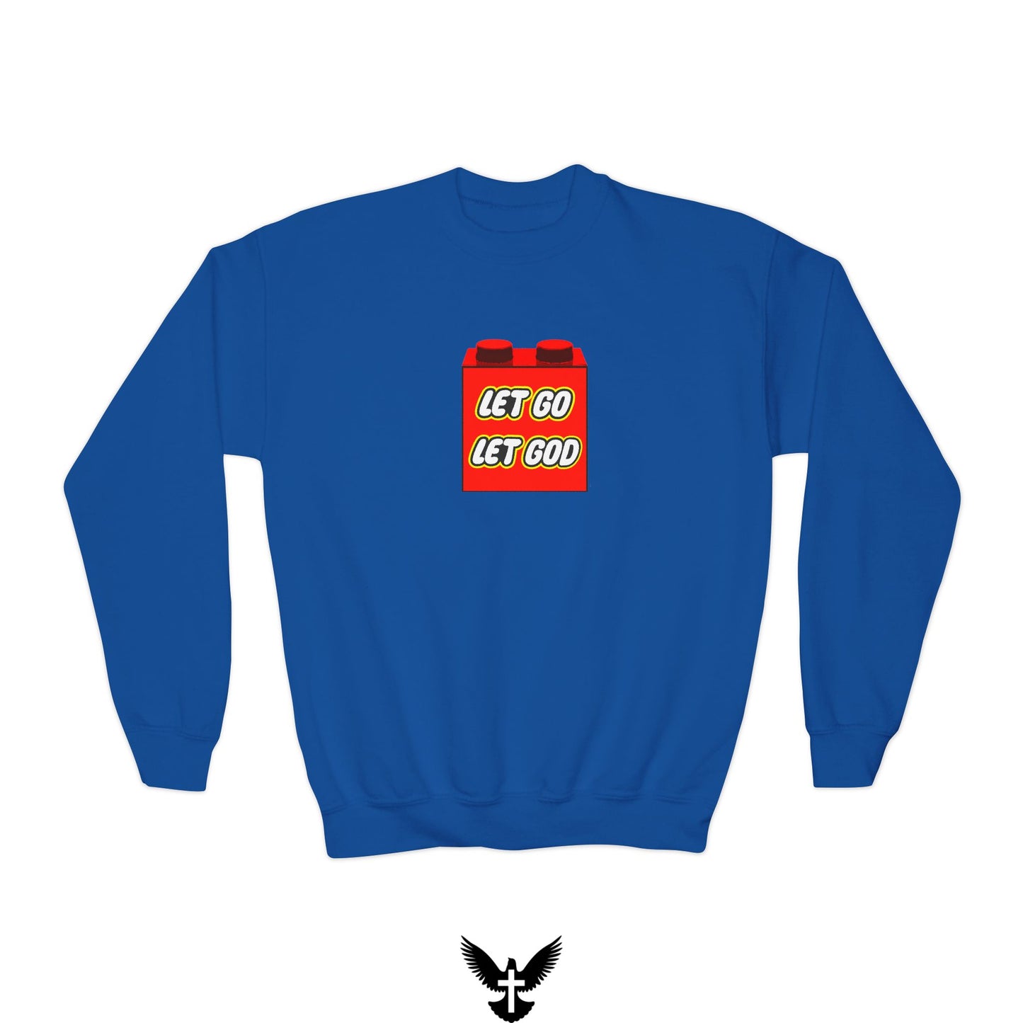 “Let go Let God” Youth Crewneck Sweatshirt