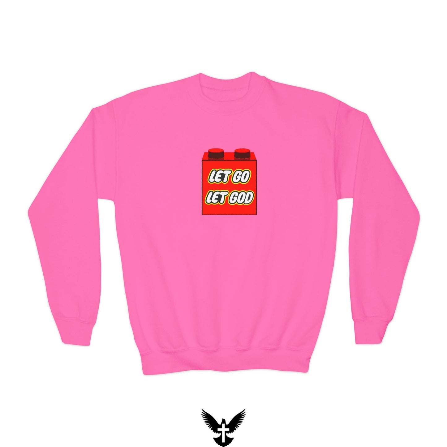 “Let go Let God” Youth Crewneck Sweatshirt