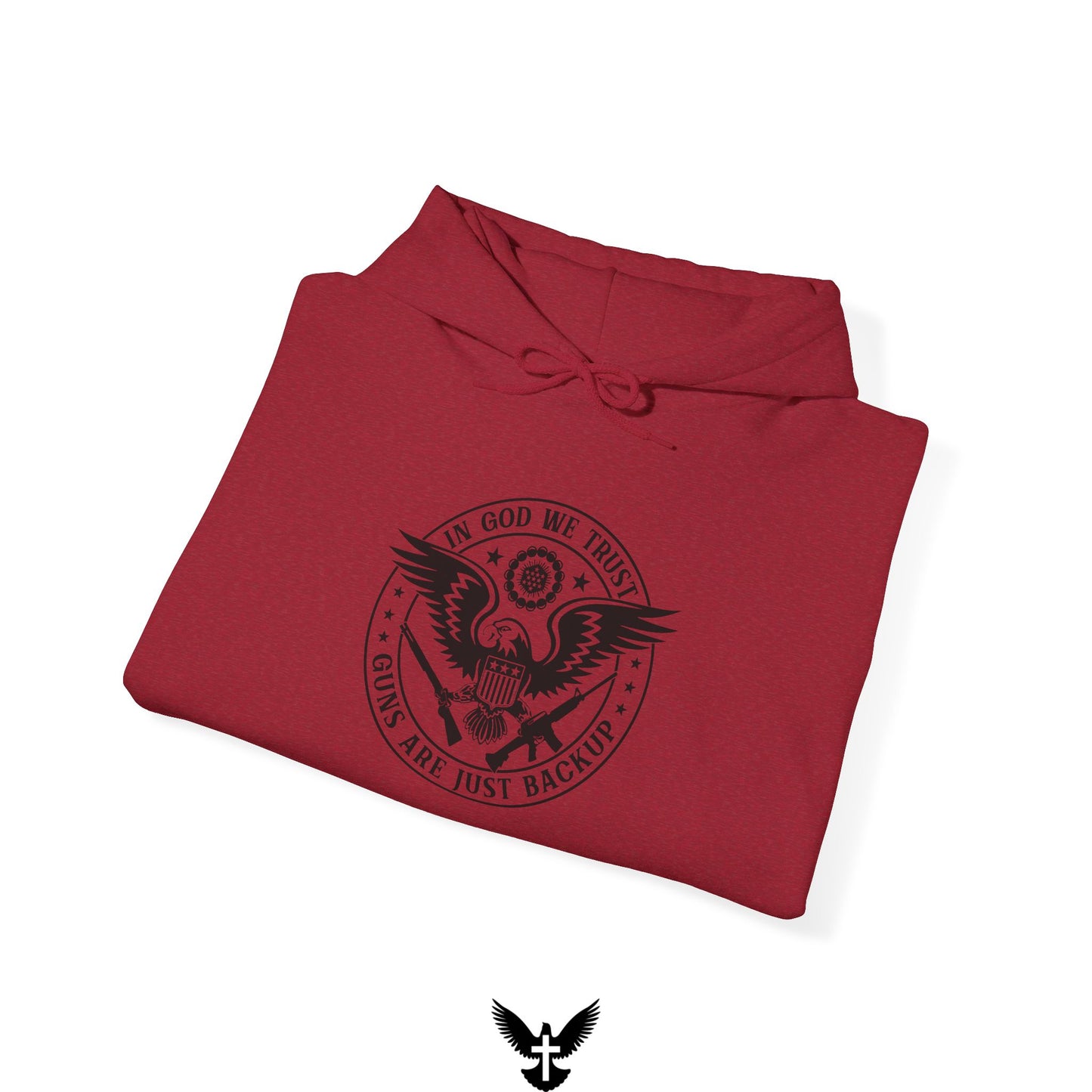 'In God We Trust Guns Are Just Backup' Hoodie