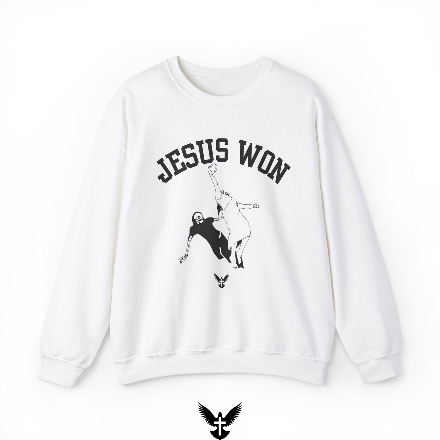 “The Catch” Jesus Won Unisex Crewneck Sweatshirt