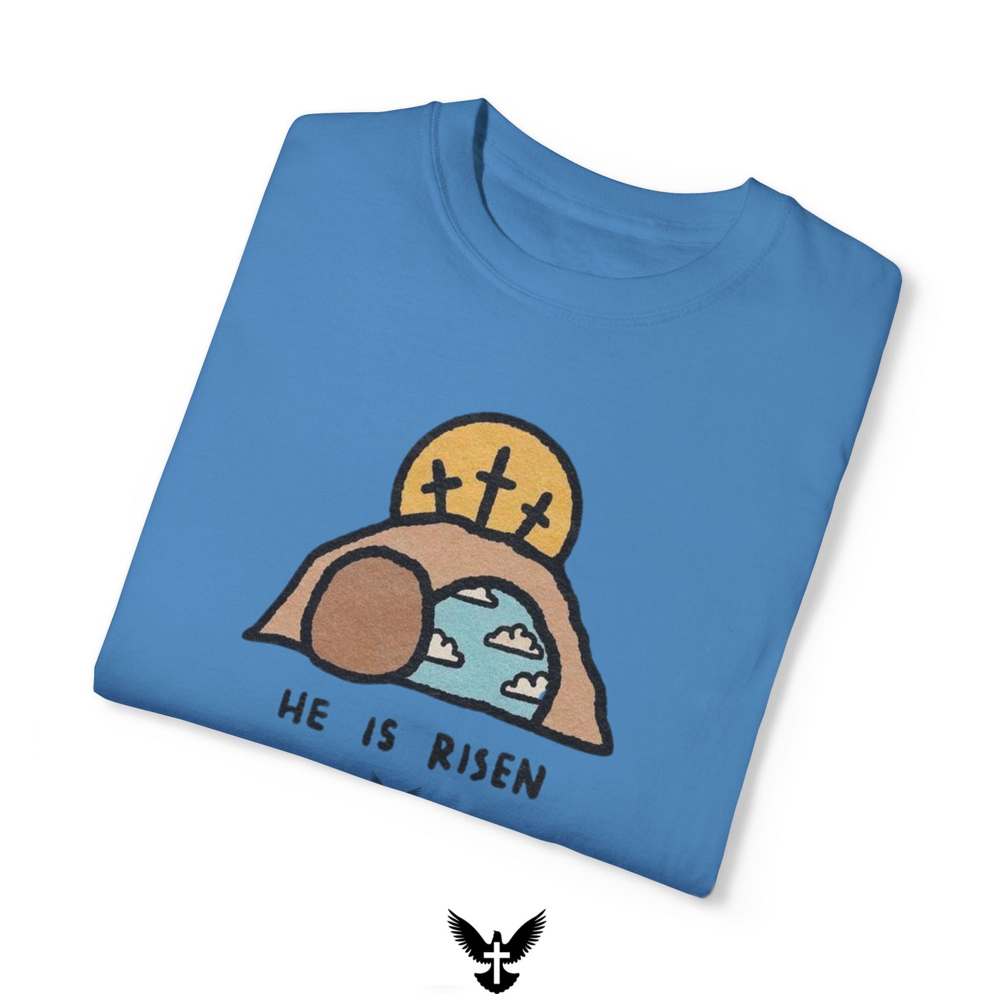 He is Risen Animated Unisex Comfort Colors T-shirt