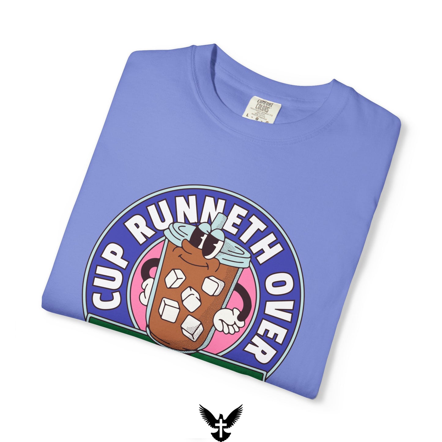 Cup Runneth Over Coffee Shop Tee