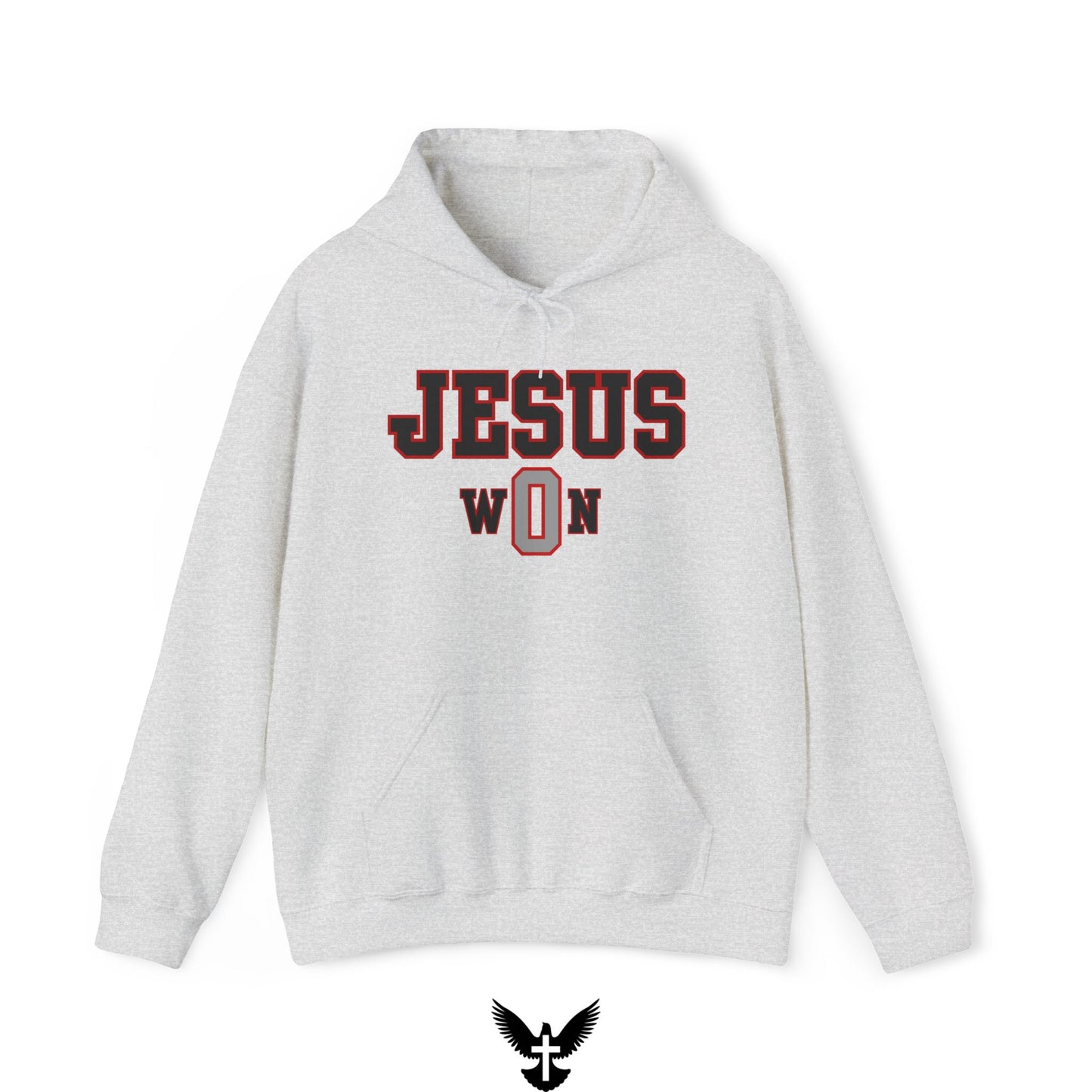 ‘Jesus Won’ Buckeyes Edition Unisex Hooded Sweatshirt
