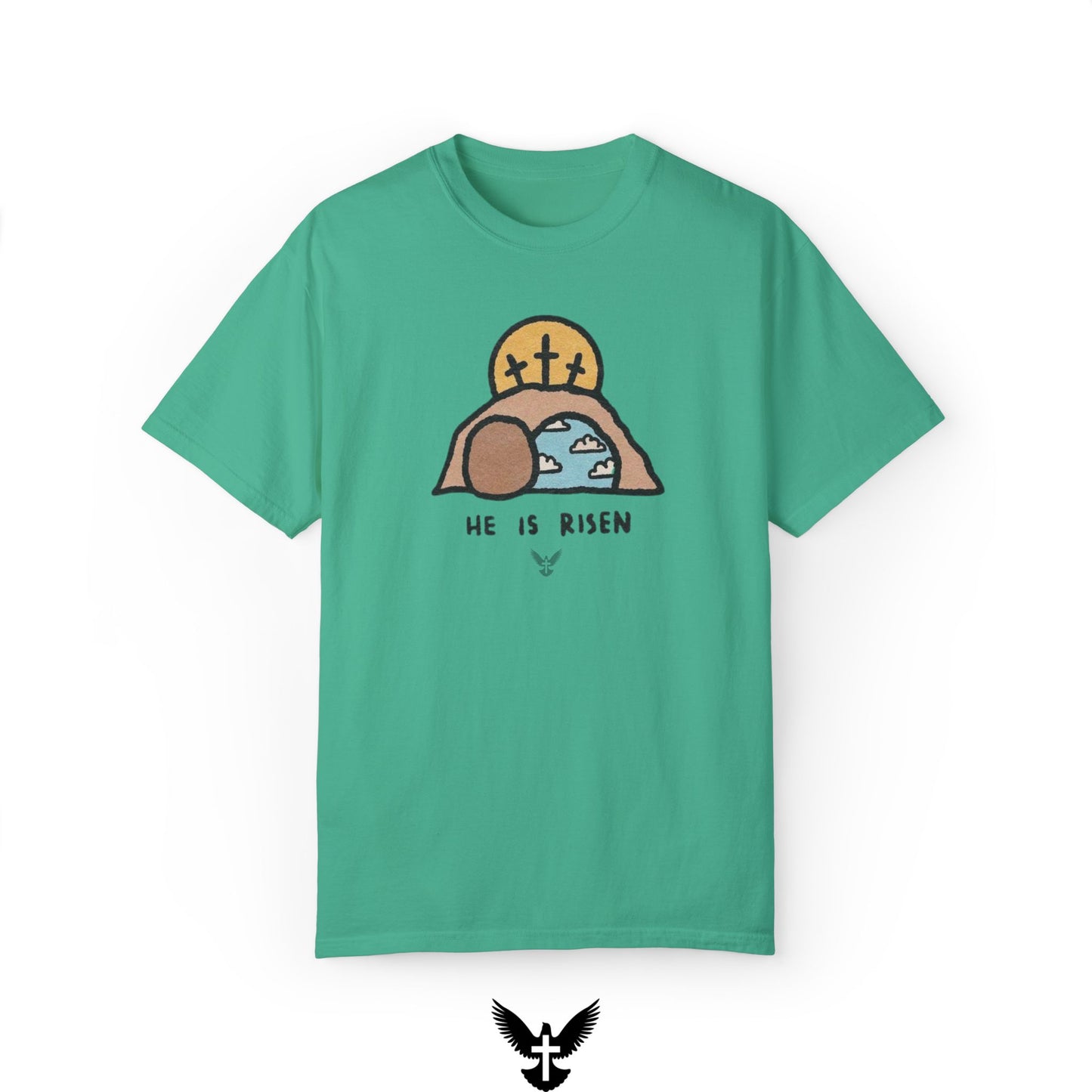 He is Risen Animated Unisex Comfort Colors T-shirt