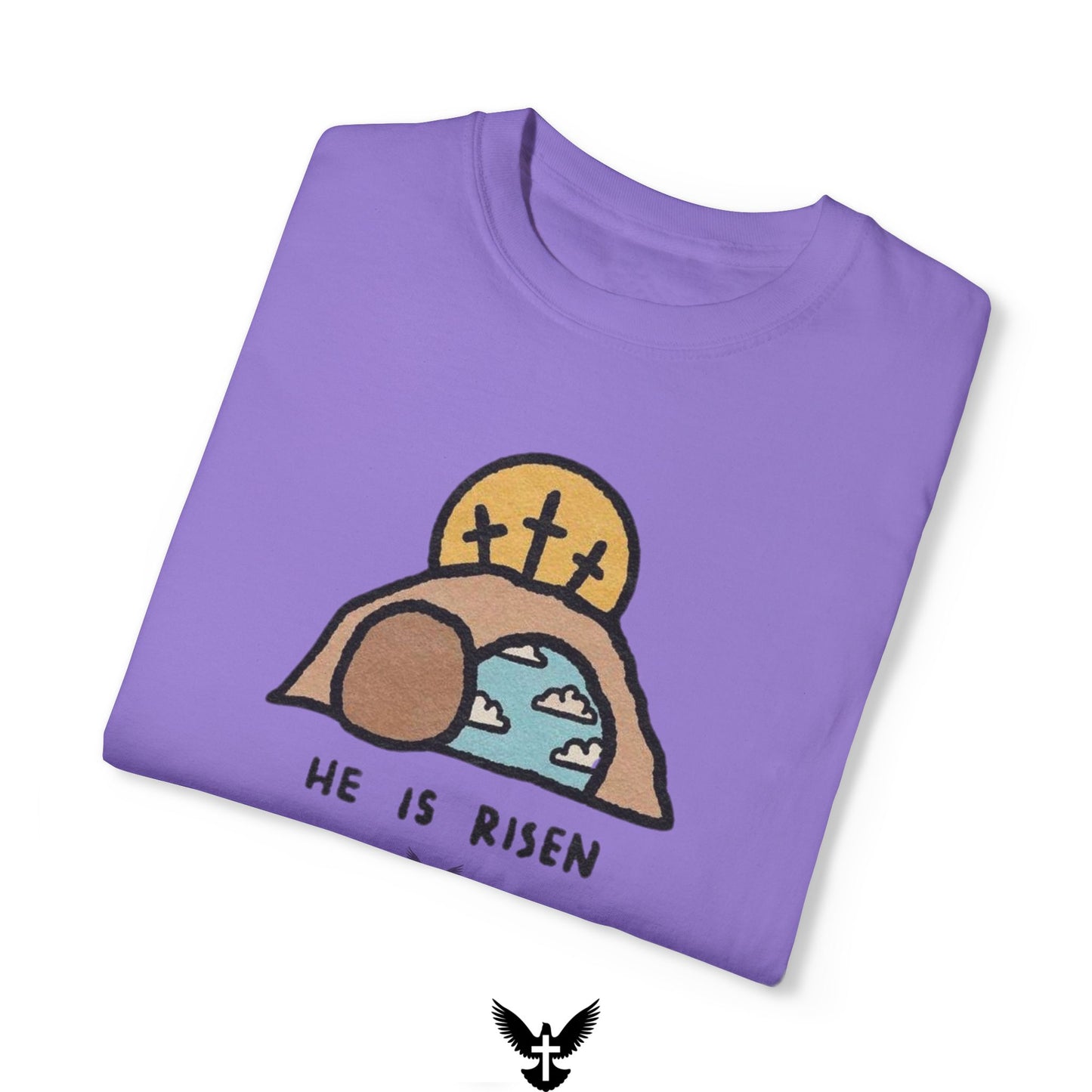 He is Risen Animated Unisex Comfort Colors T-shirt