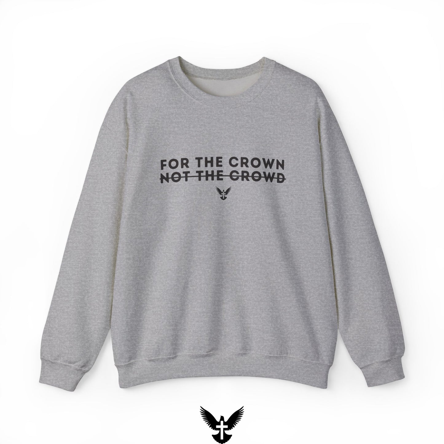 ‘For the Crown’ Unisex Crewneck Sweatshirt