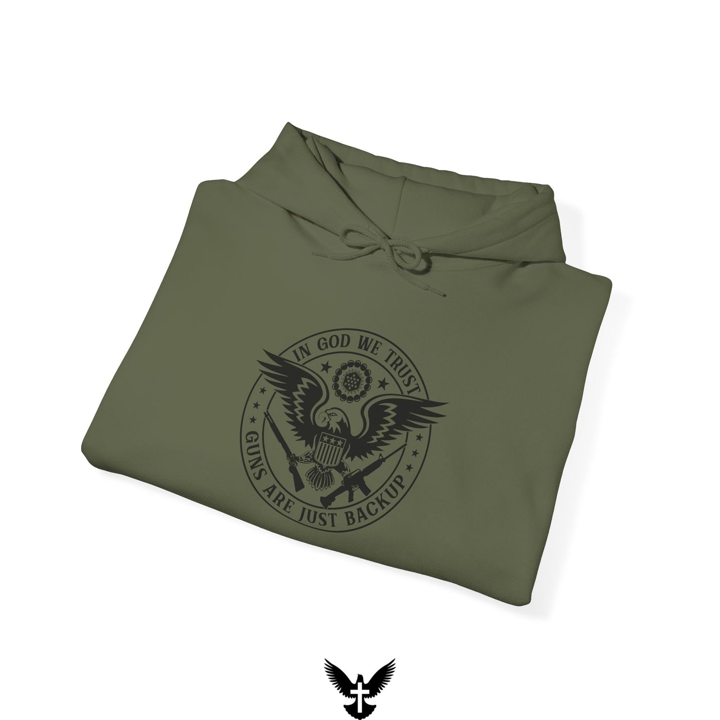 'In God We Trust Guns Are Just Backup' Hoodie