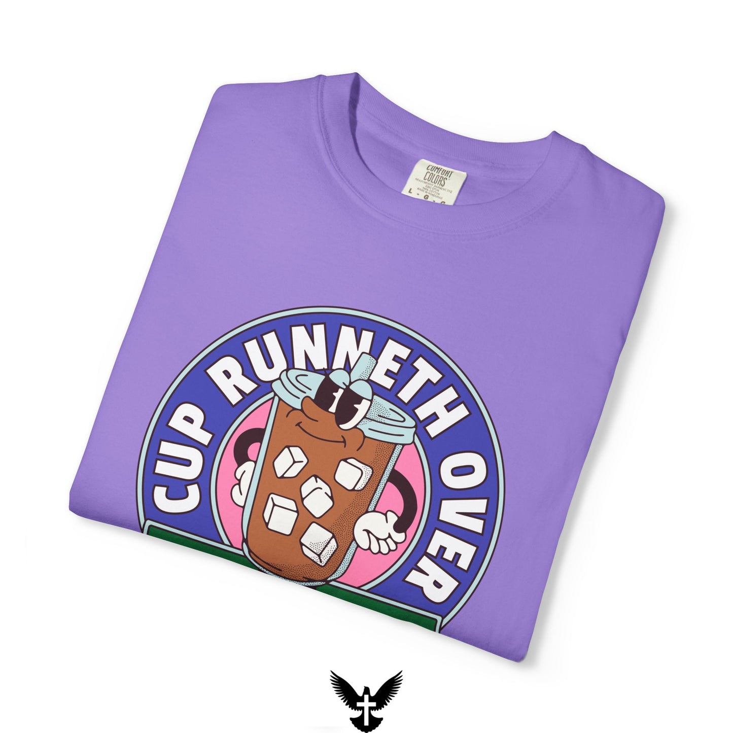 Cup Runneth Over Coffee Shop Tee