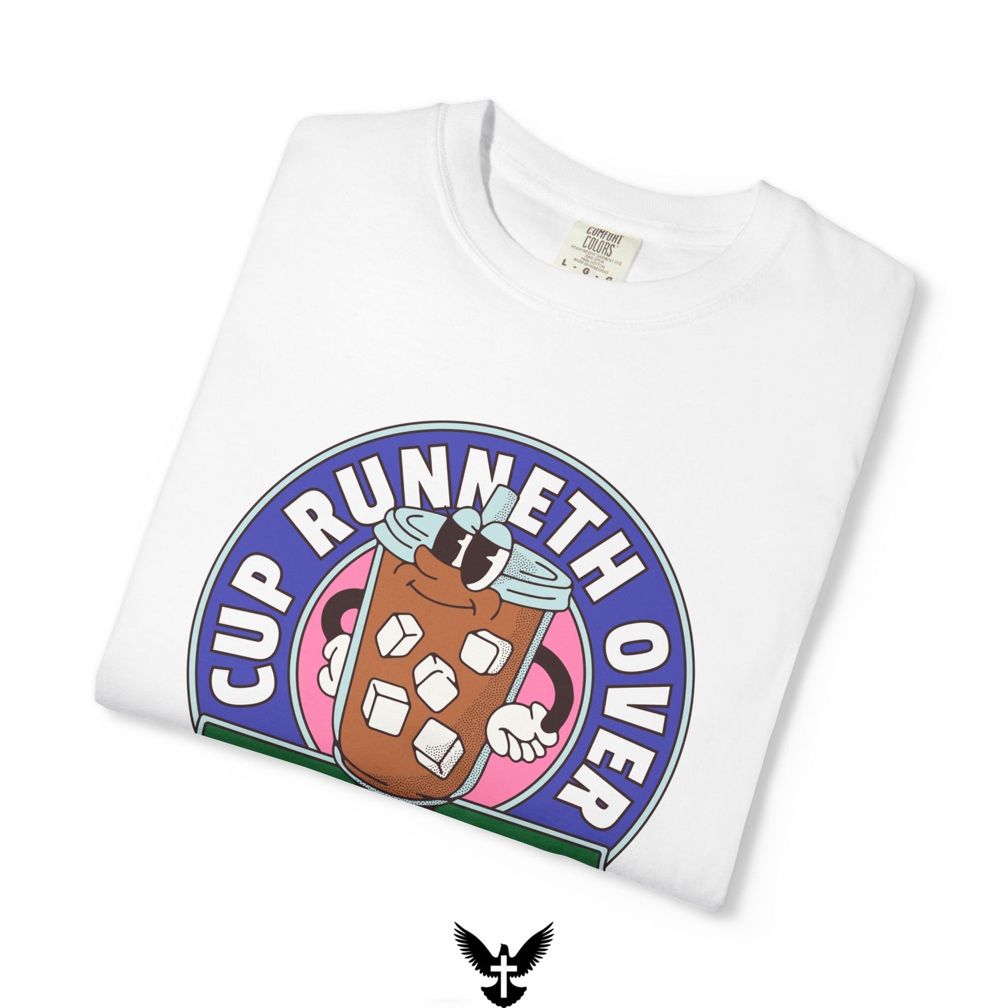 Cup Runneth Over Coffee Shop Tee
