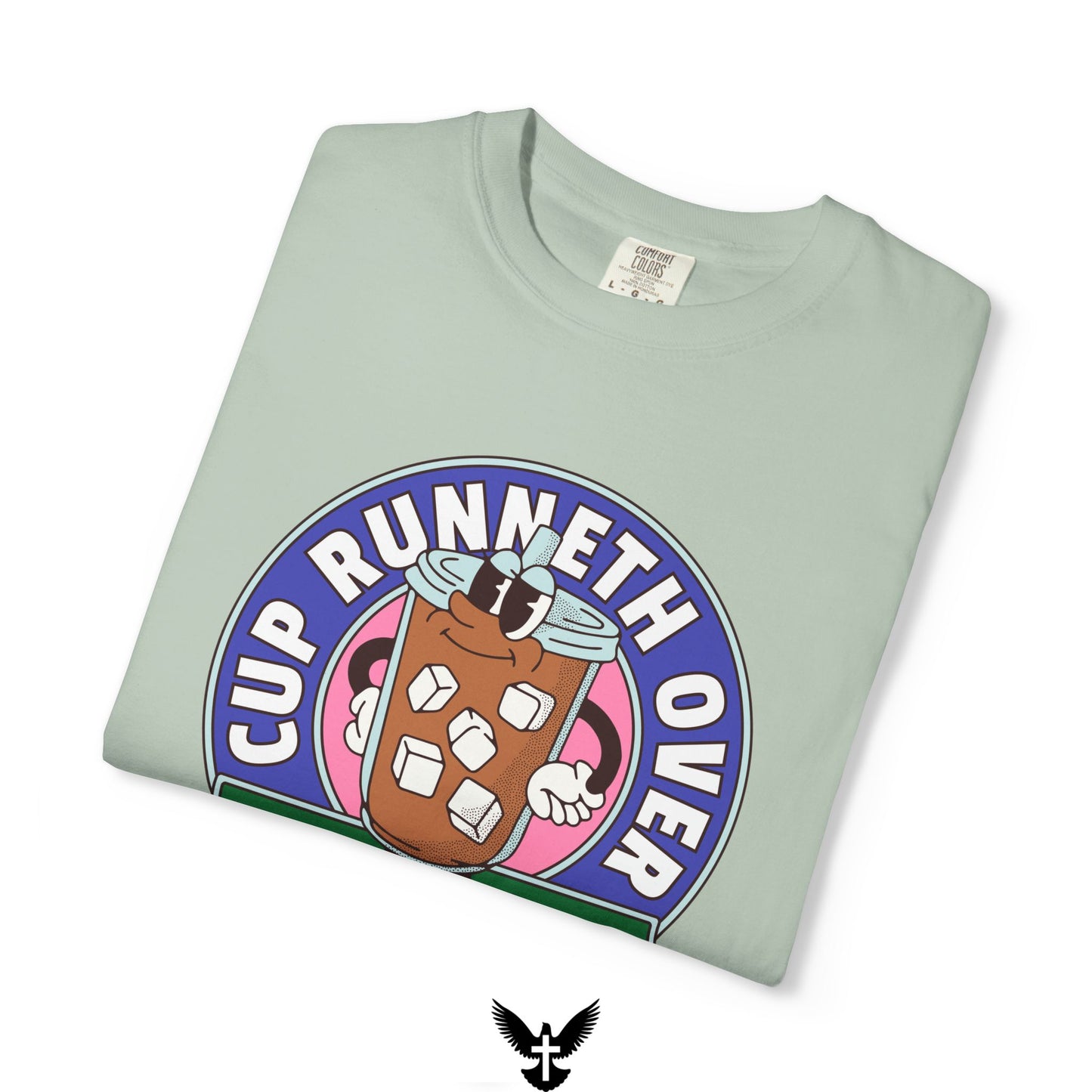 Cup Runneth Over Coffee Shop Tee