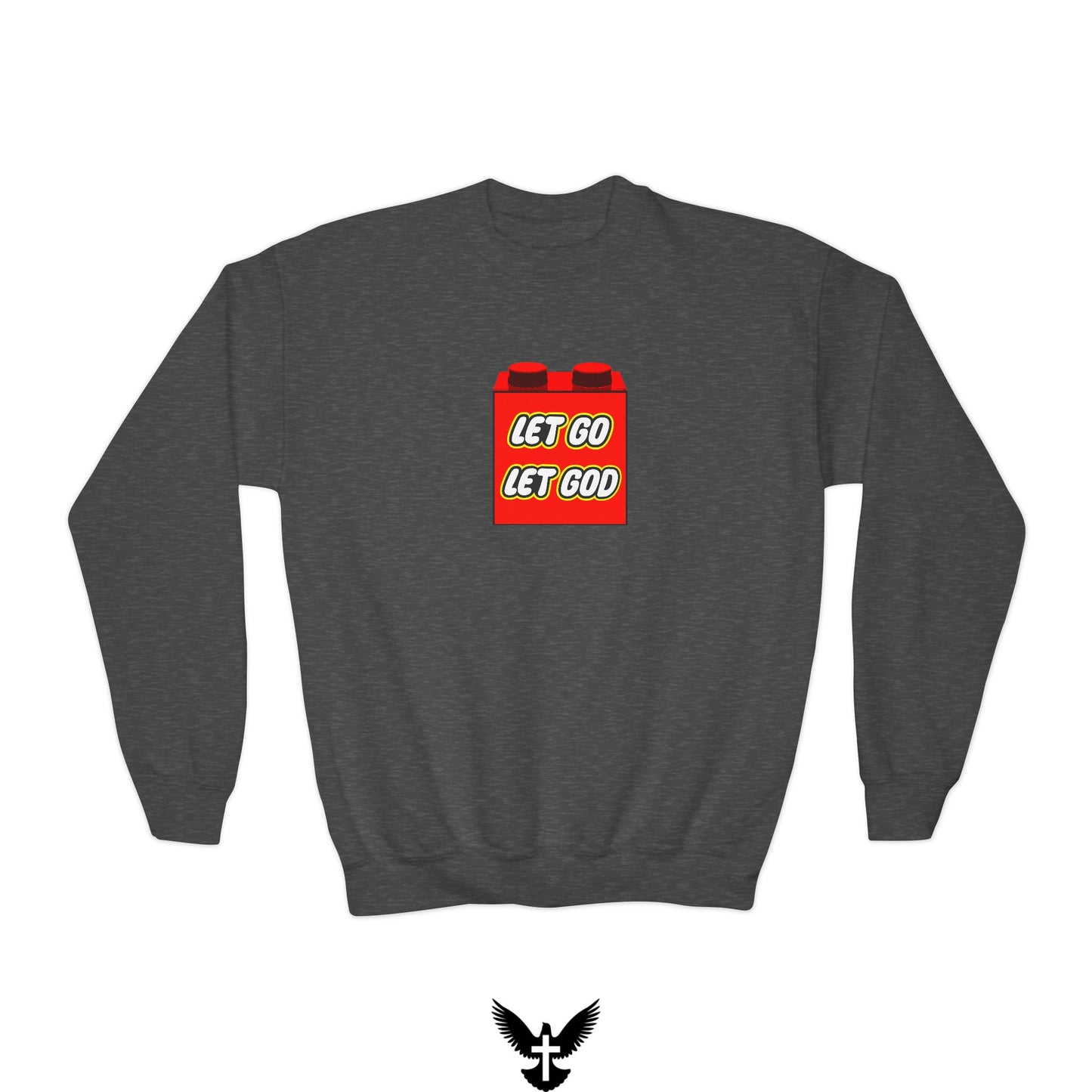 “Let go Let God” Youth Crewneck Sweatshirt