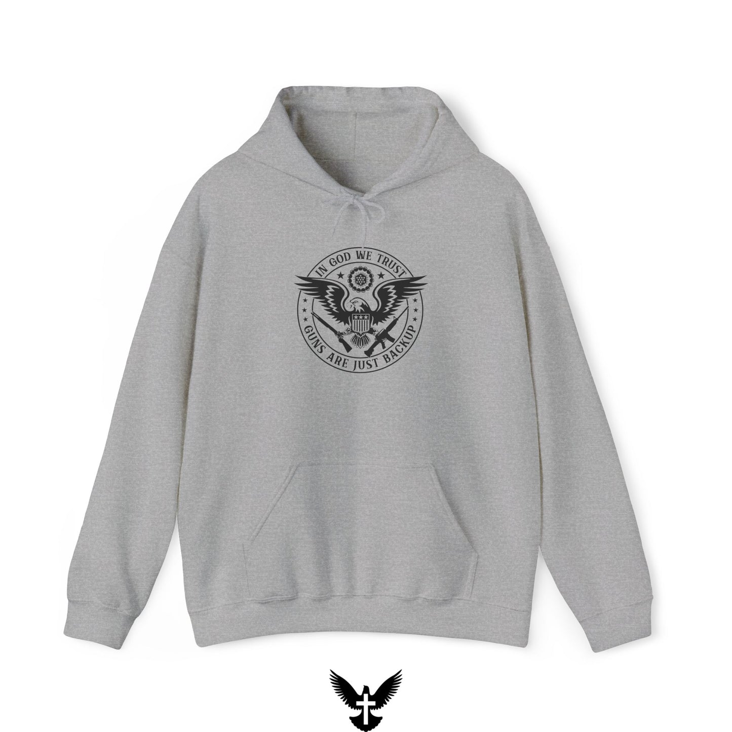 'In God We Trust Guns Are Just Backup' Hoodie