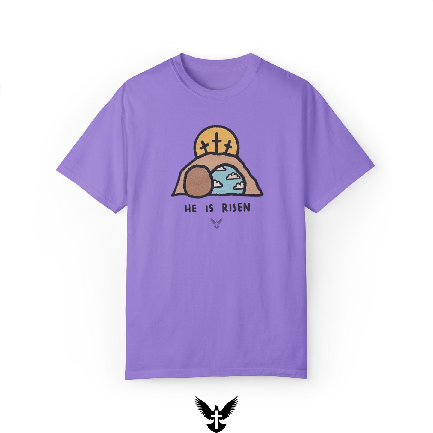 He is Risen Animated Unisex Comfort Colors T-shirt