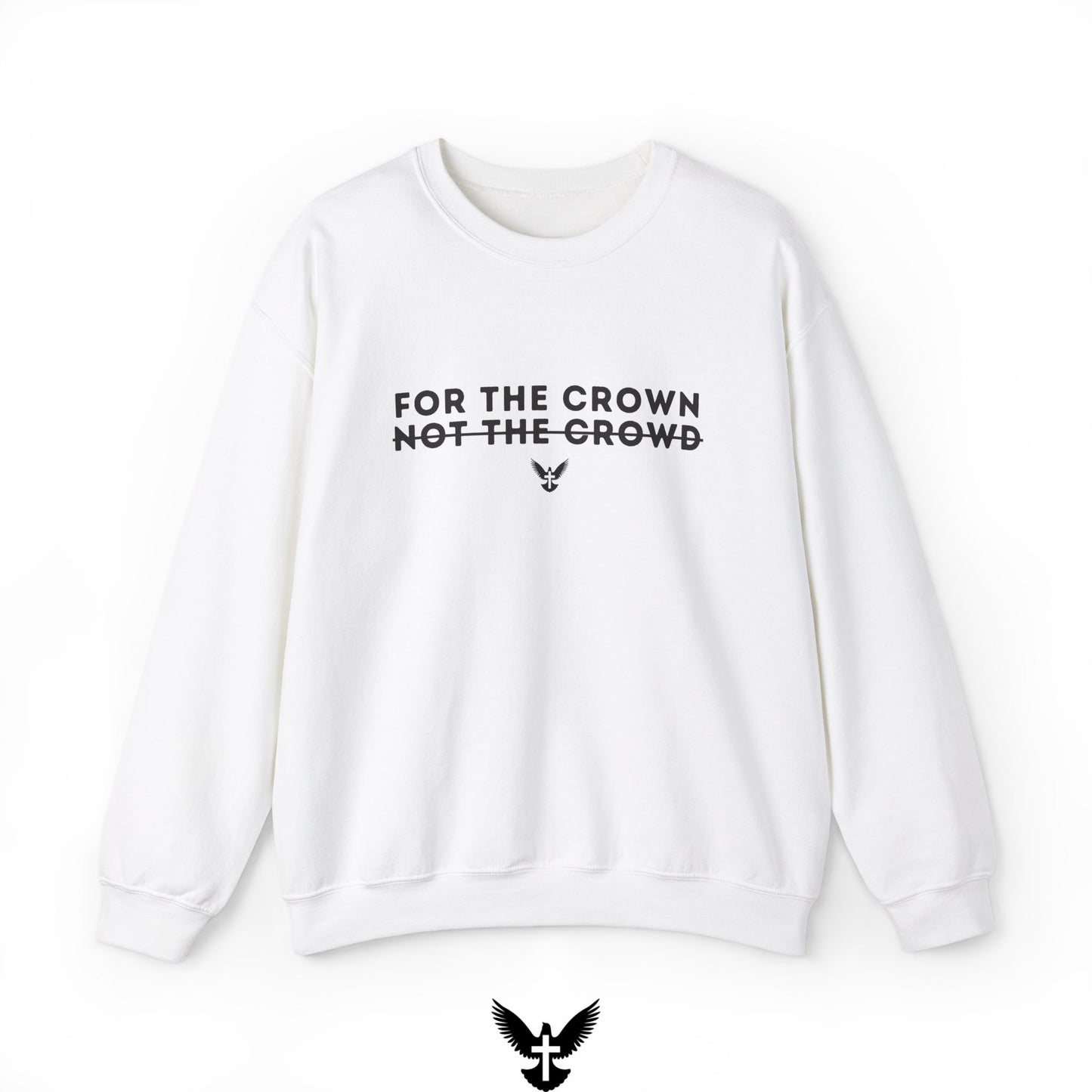 ‘For the Crown’ Unisex Crewneck Sweatshirt