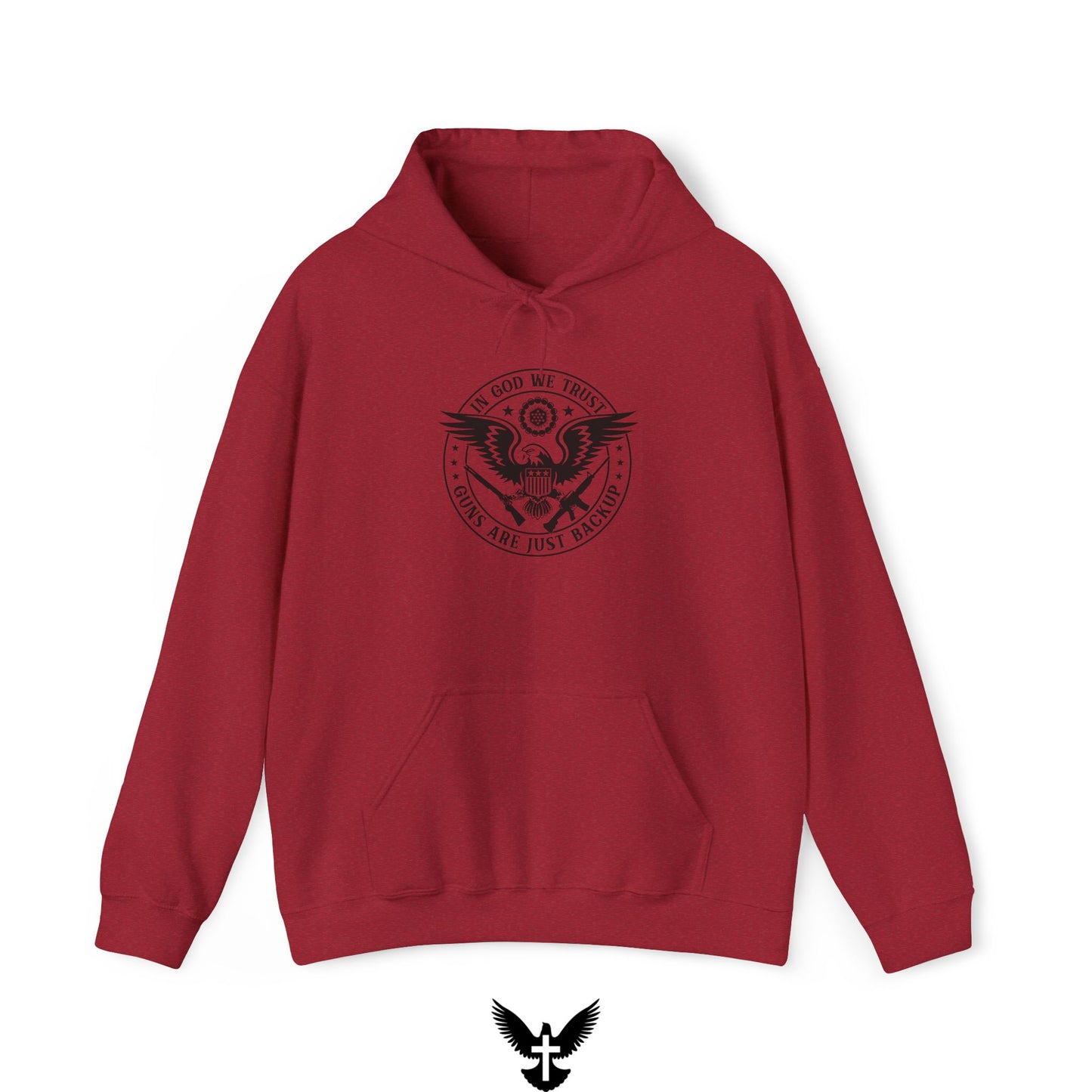 'In God We Trust Guns Are Just Backup' Hoodie