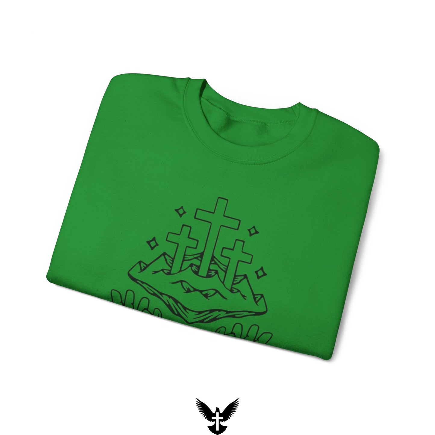 ‘On a Hill He Created’ Unisex Crewneck Sweatshirt