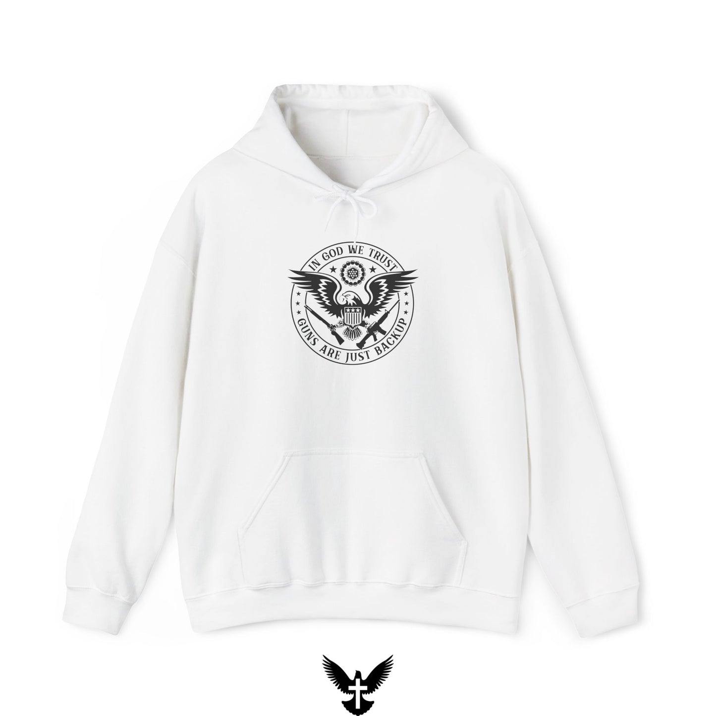 'In God We Trust Guns Are Just Backup' Hoodie