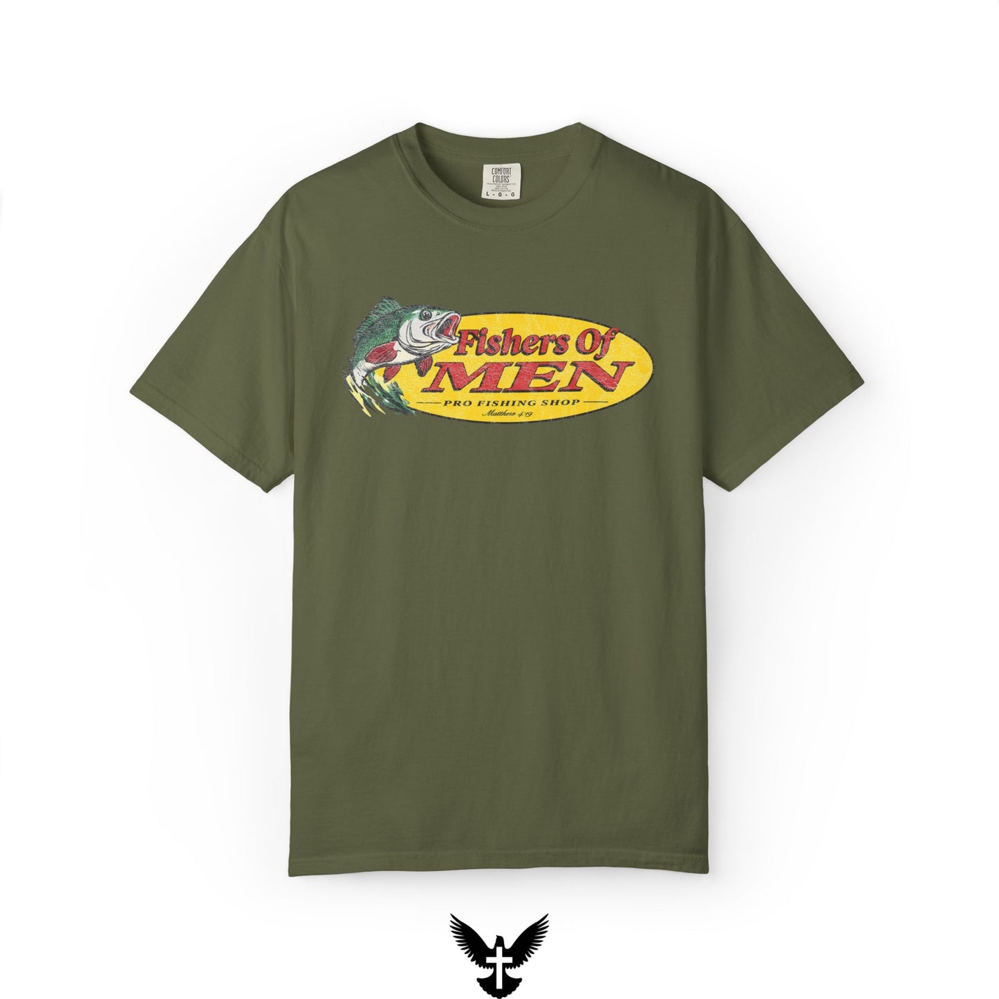 Fishers of Men T-Shirt – Christian Fishing Graphic Tee Inspired by Matthew 4:19