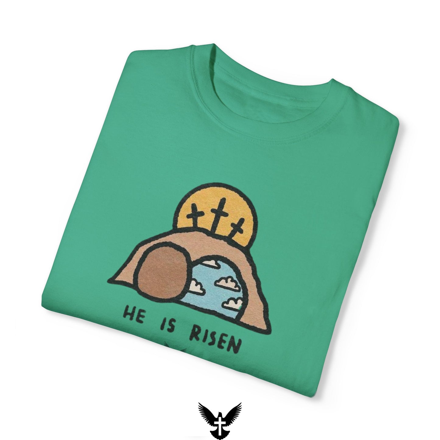 He is Risen Animated Unisex Comfort Colors T-shirt