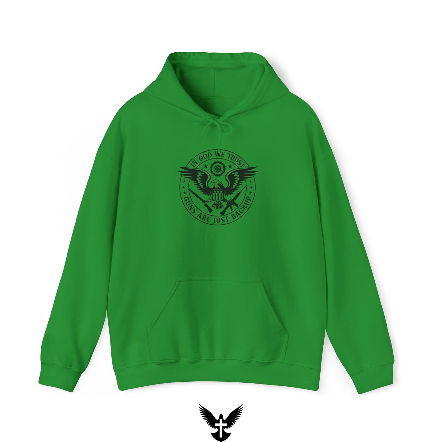 'In God We Trust Guns Are Just Backup' Hoodie