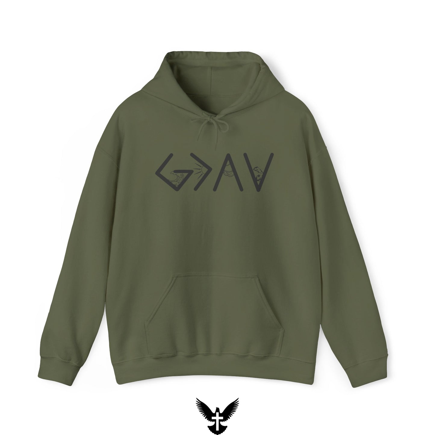 God is Greater Than the Highs and Lows Hoodie