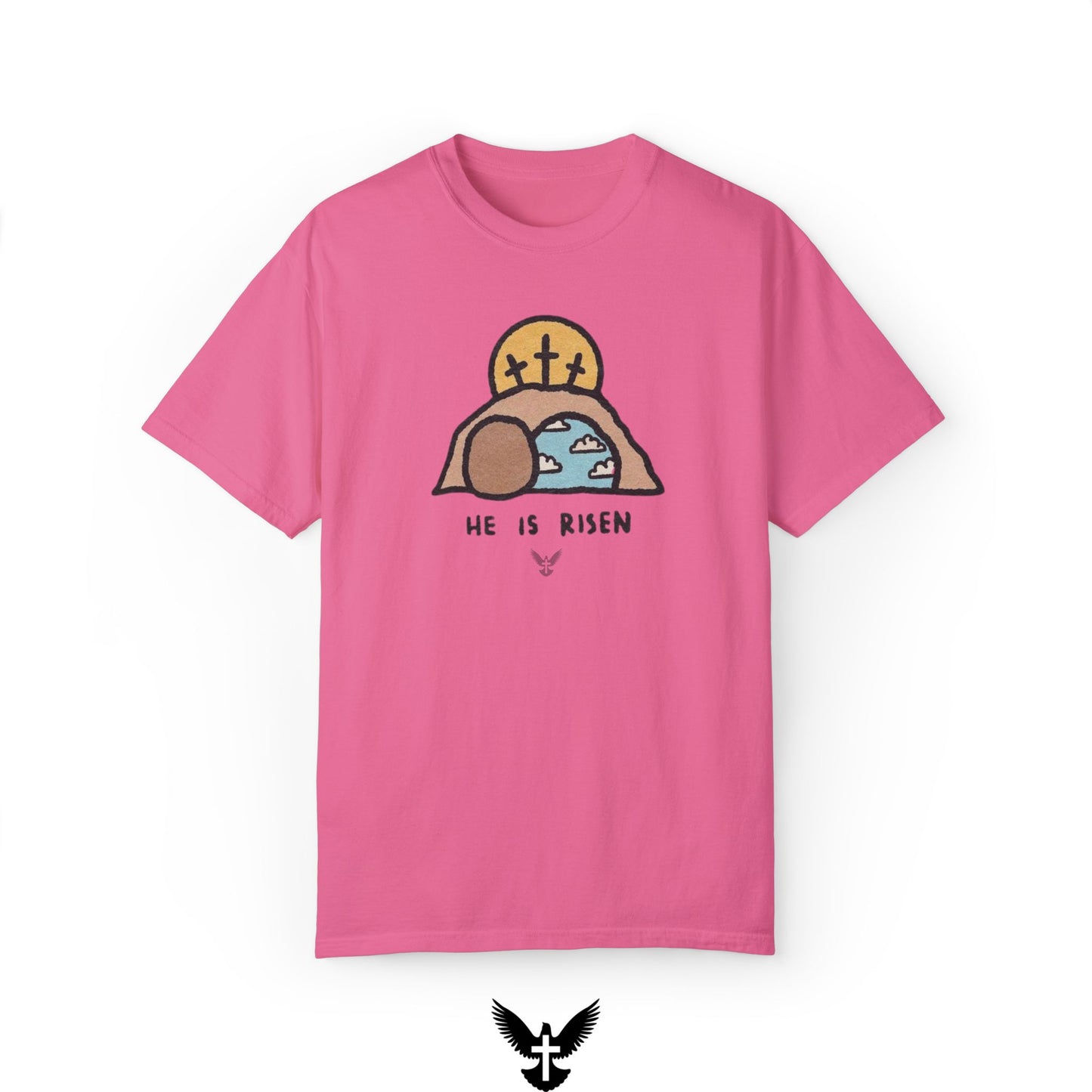 He is Risen Animated Unisex Comfort Colors T-shirt