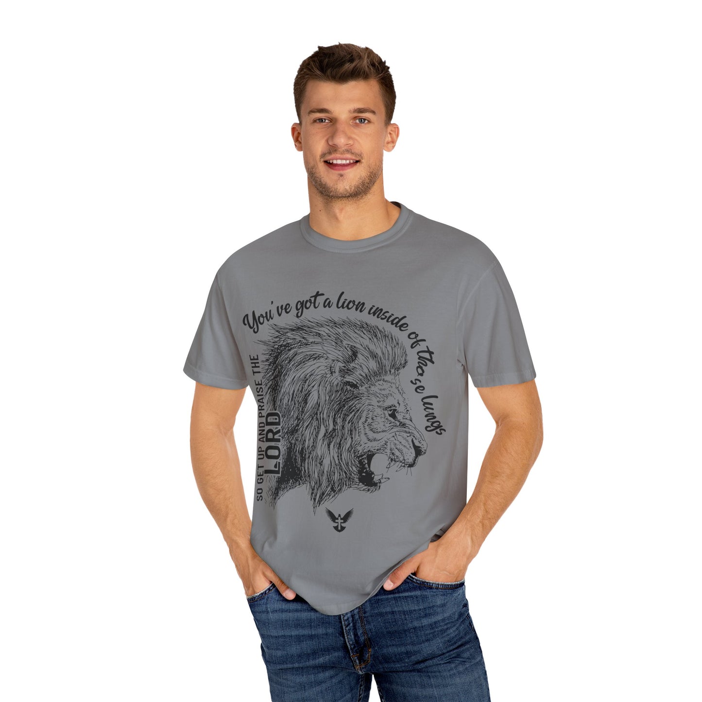 ‘Lion in those Lungs’ Unisex Comfort Colors T-shirt