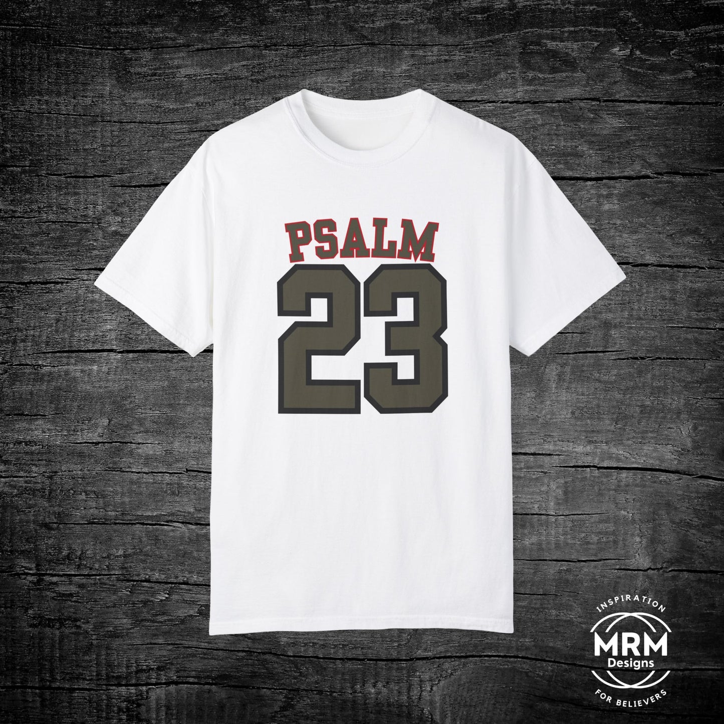 Psalm 23 ‘Olive’ Comfort Colors Tee