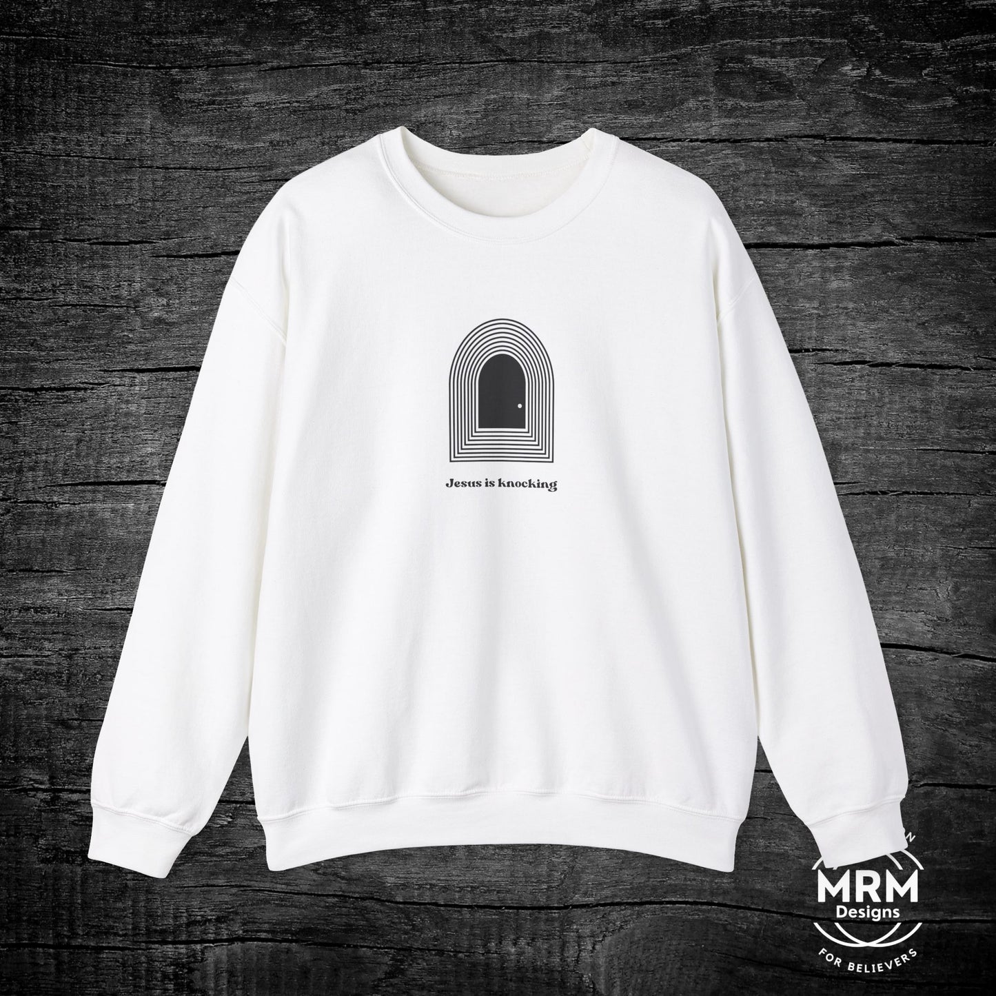 Jesus is Knocking Crewneck Sweatshirt