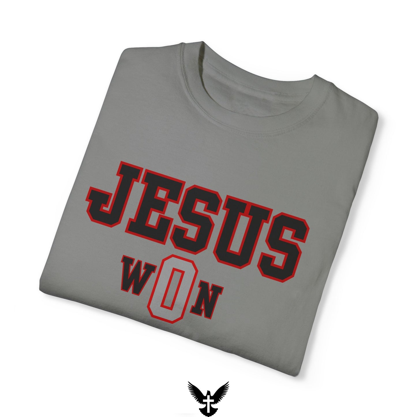 ‘Jesus Won’ Buckeyes Edition Unisex Comfort Colors T-shirt