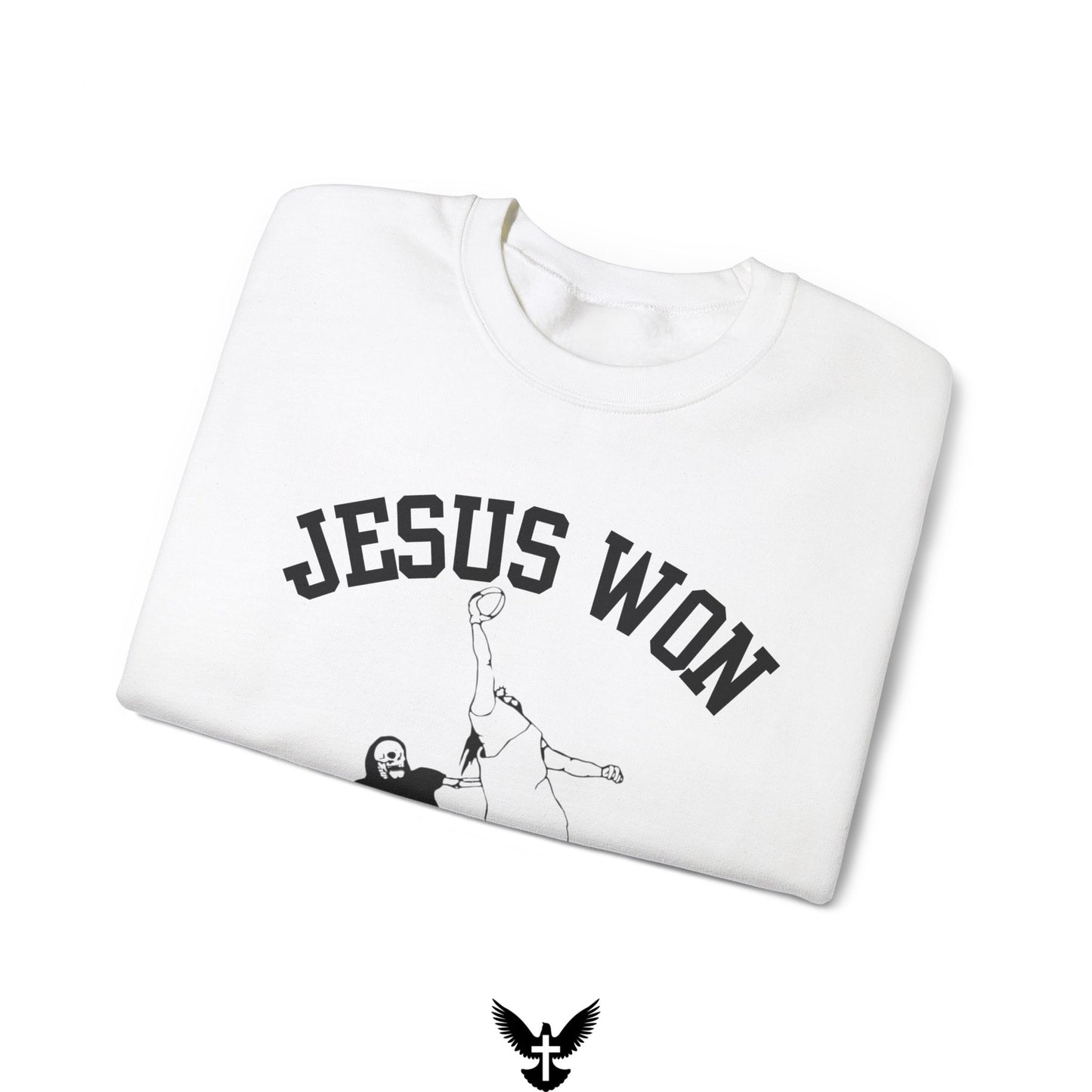 “The Catch” Jesus Won Unisex Crewneck Sweatshirt