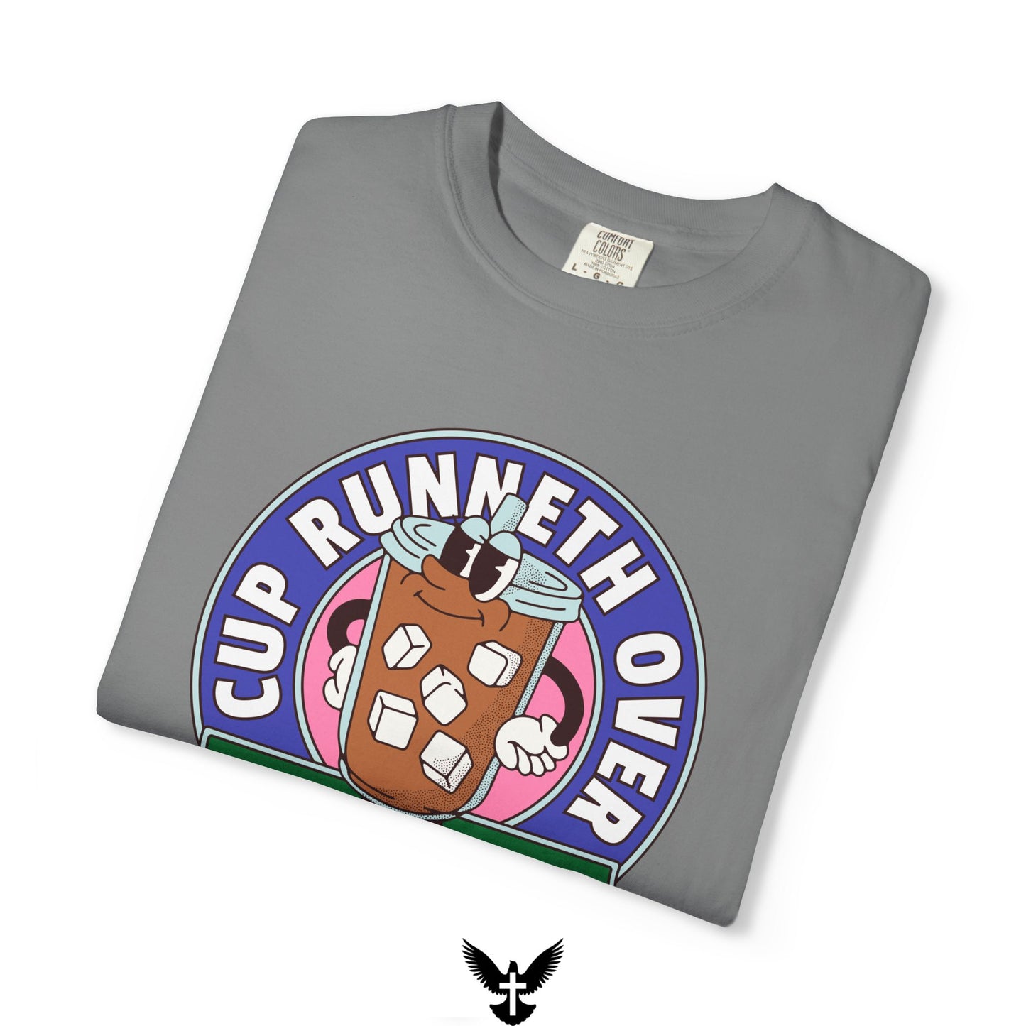 Cup Runneth Over Coffee Shop Tee