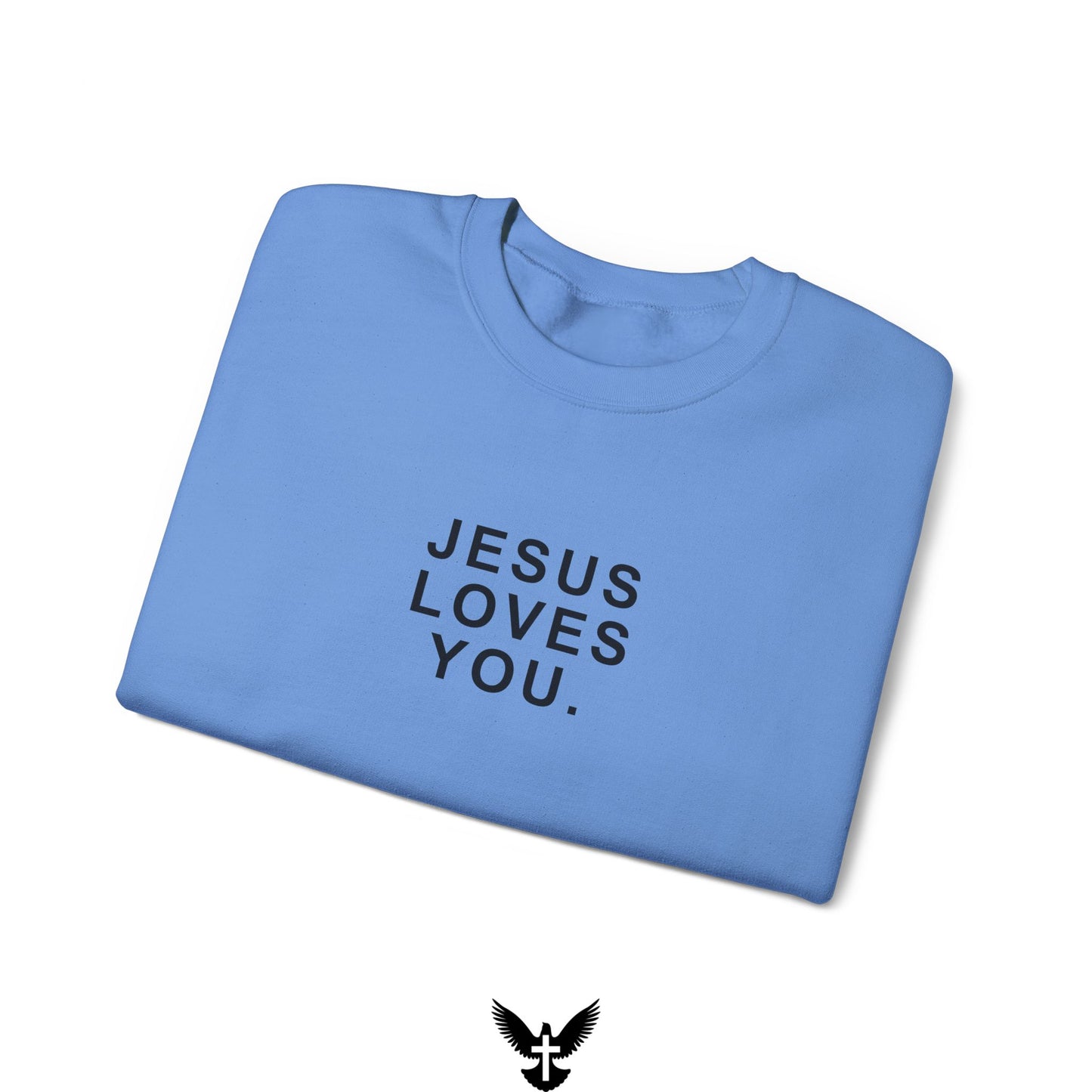 ‘Jesus Loves You’ Unisex Crewneck Sweatshirt
