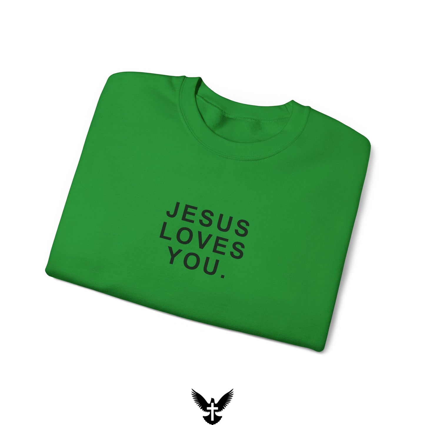 ‘Jesus Loves You’ Unisex Crewneck Sweatshirt