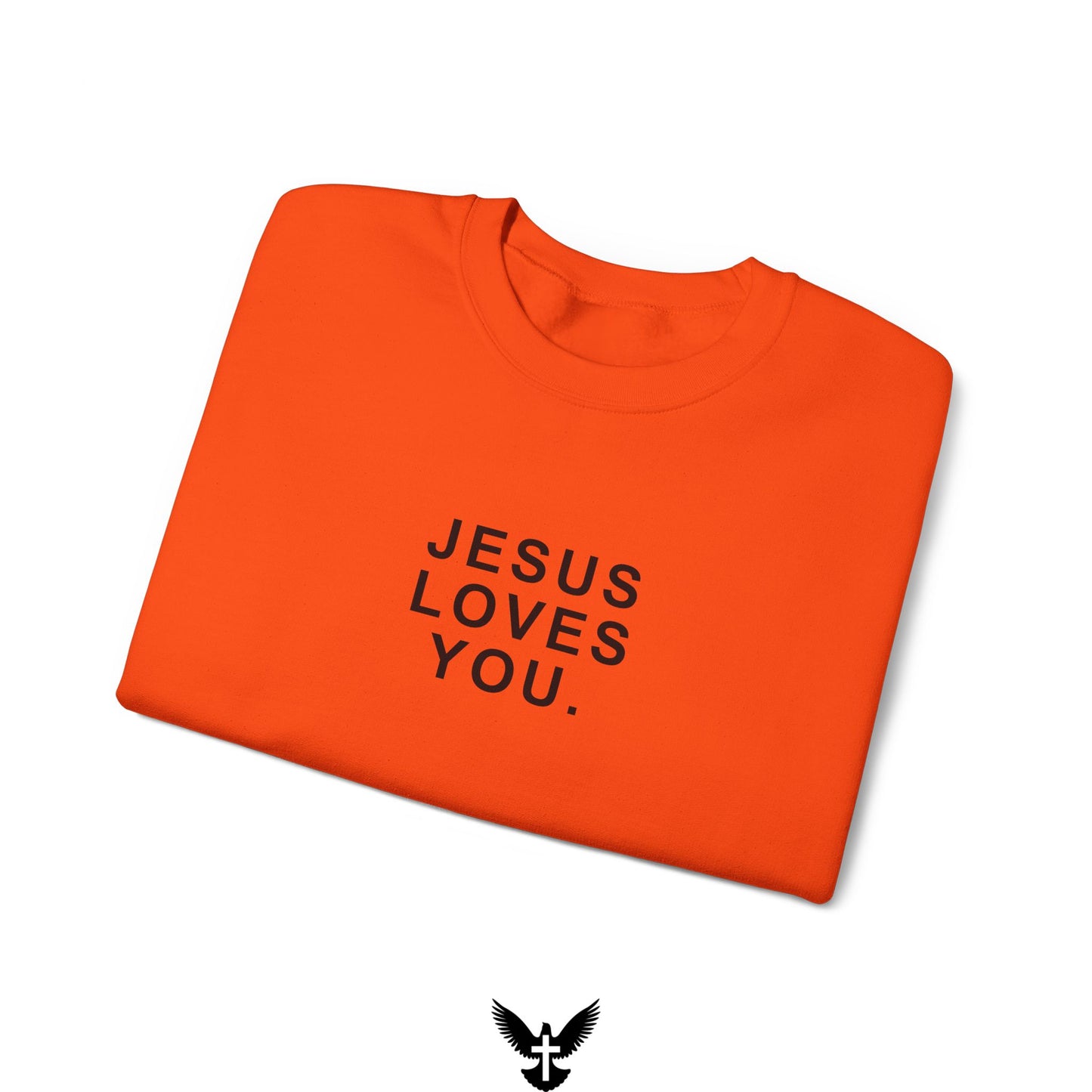 ‘Jesus Loves You’ Unisex Crewneck Sweatshirt
