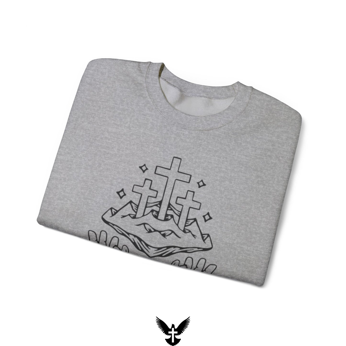‘On a Hill He Created’ Unisex Crewneck Sweatshirt