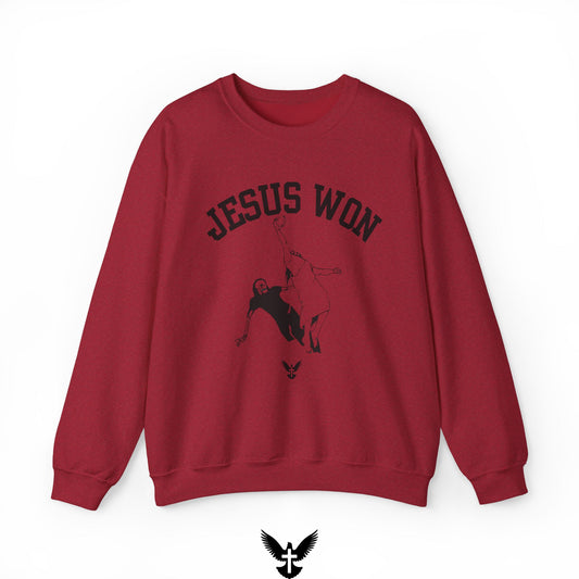 “The Catch” Jesus Won Unisex Crewneck Sweatshirt