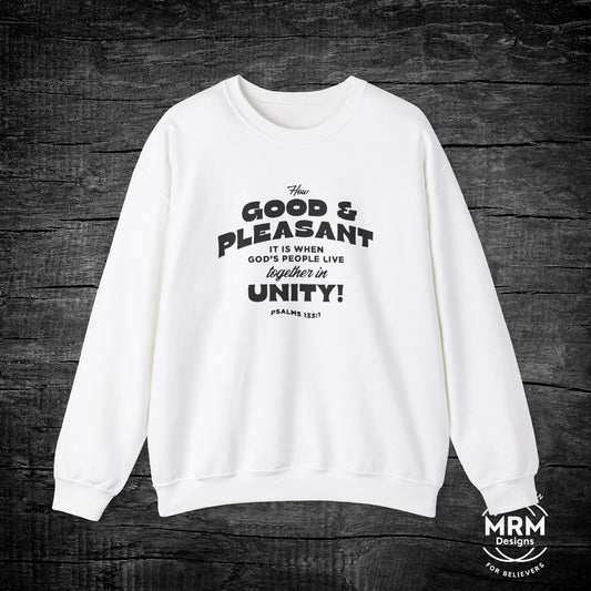 Psalm 133:1 Crewneck Sweatshirt