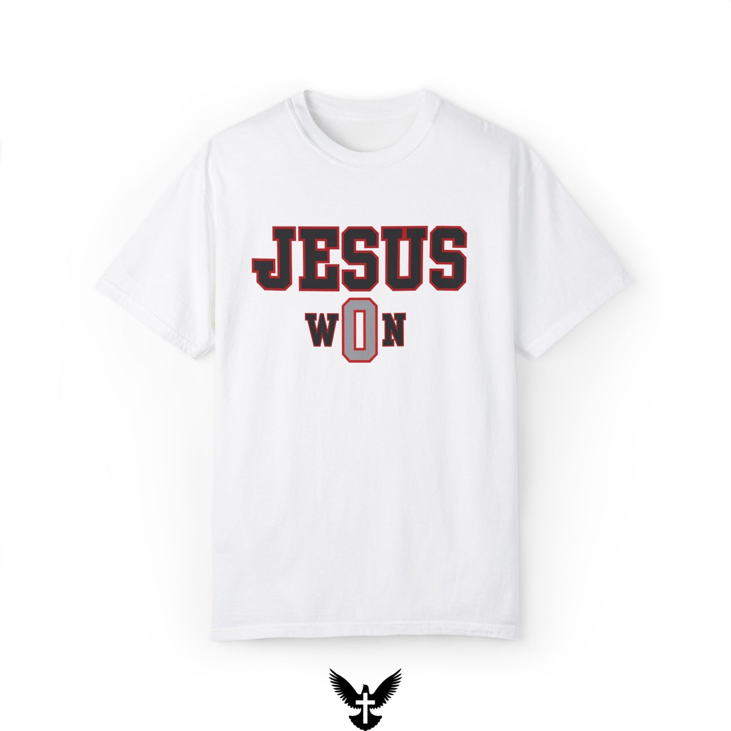‘Jesus Won’ Buckeyes Edition Unisex Comfort Colors T-shirt