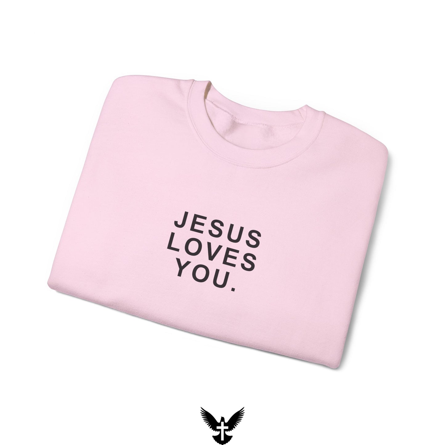 ‘Jesus Loves You’ Unisex Crewneck Sweatshirt
