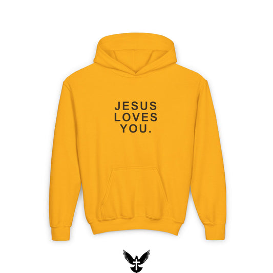 Jesus Loves You Youth Hoodie