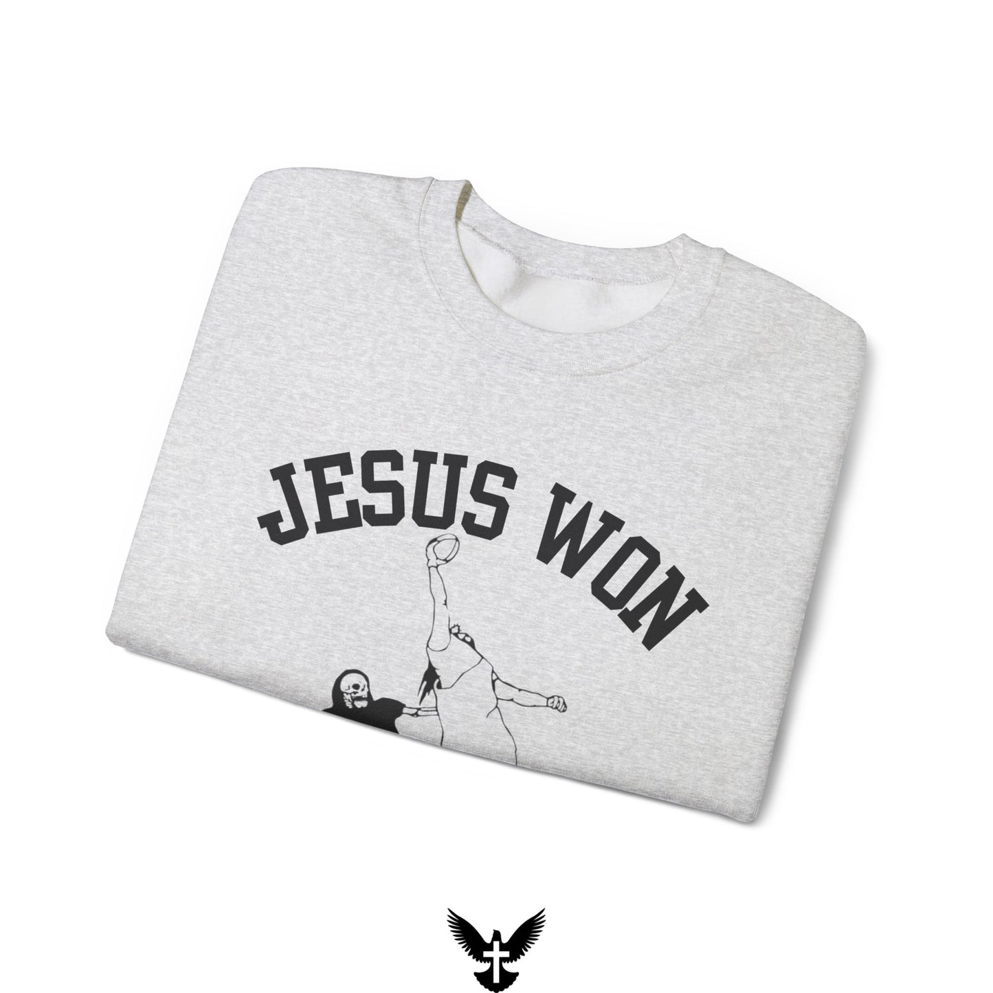 “The Catch” Jesus Won Unisex Crewneck Sweatshirt