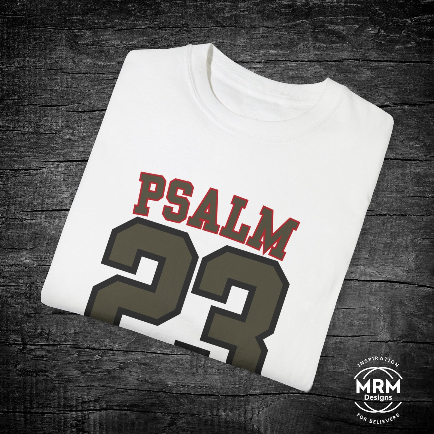 Psalm 23 ‘Olive’ Comfort Colors Tee